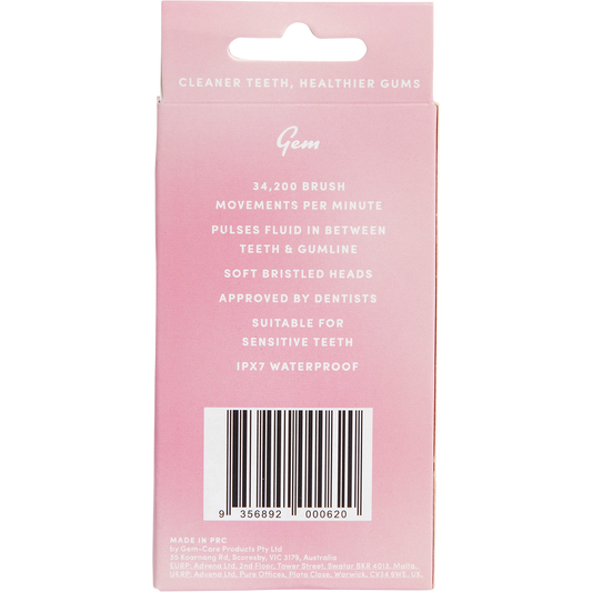Gem Electric Toothbrush Replacement Heads Coconut