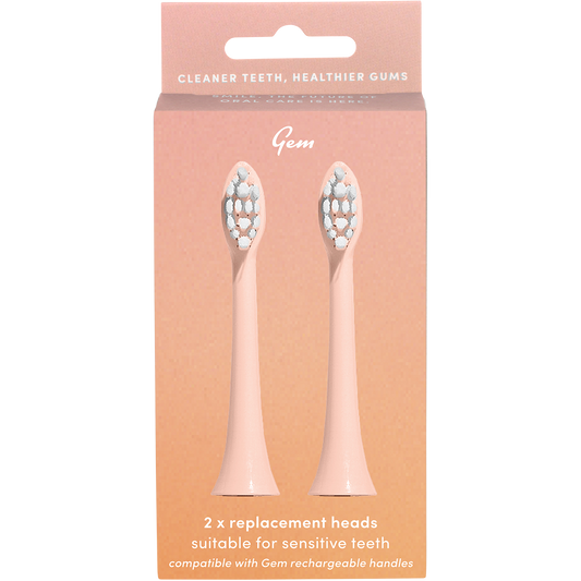 Gem Electric Toothbrush Replacement Heads Watermelon