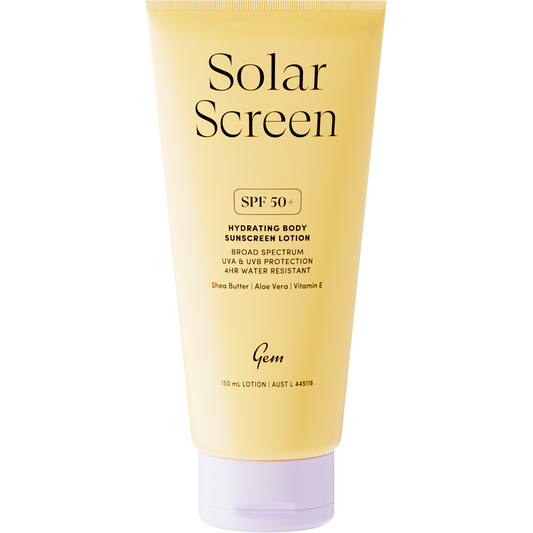 Gem Solar Screen SPF50+ Hydrating Body Sunscreen Lotion