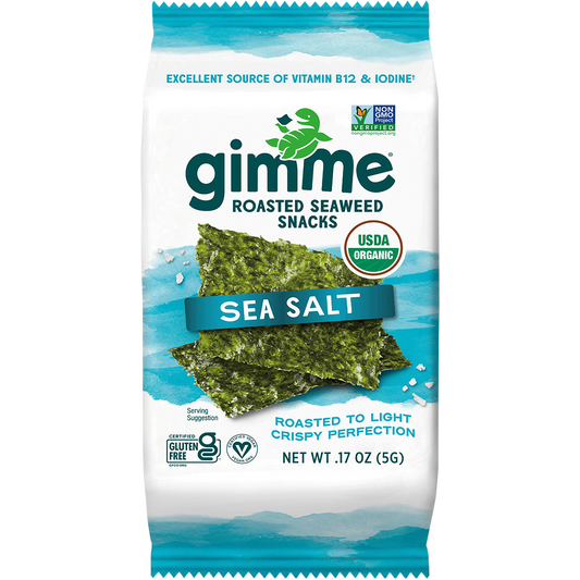 GIMME Roasted Seaweed Snacks Sea Salt