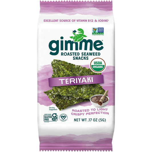 GIMME Roasted Seaweed Snacks Teriyaki
