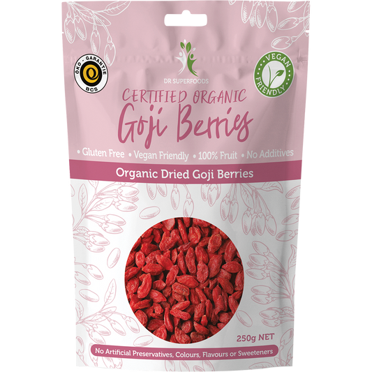 Dr Superfoods Dried Goji Berries Certified Organic 250g