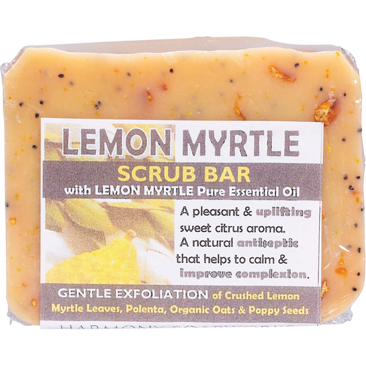 Harmony Soapworks Soap Scrub Bar Lemon Myrtle
