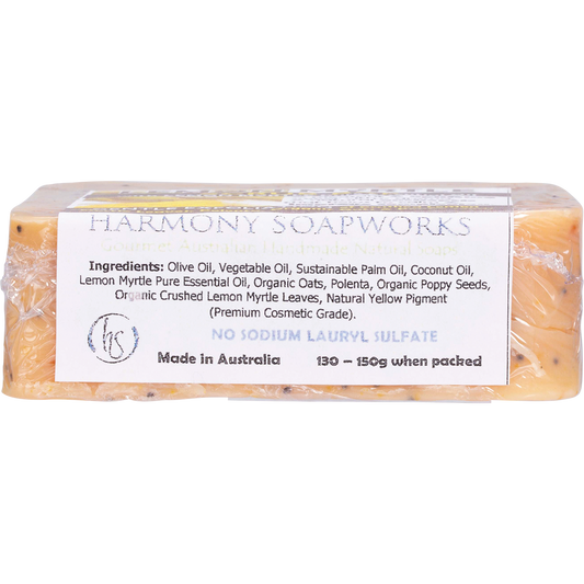 Harmony Soapworks Soap Scrub Bar Lemon Myrtle