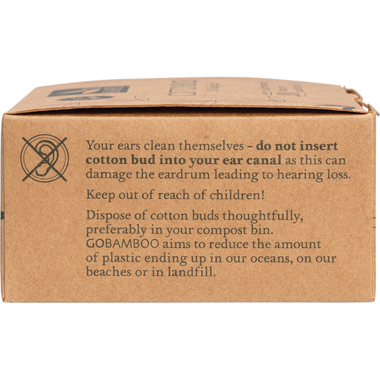 Go Bamboo Cotton Buds 100% Biodegradable