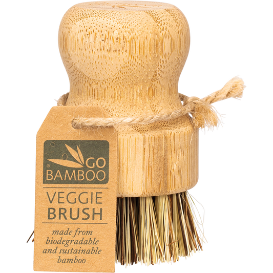 Go Bamboo Veggie Brush 100% Biodegradable