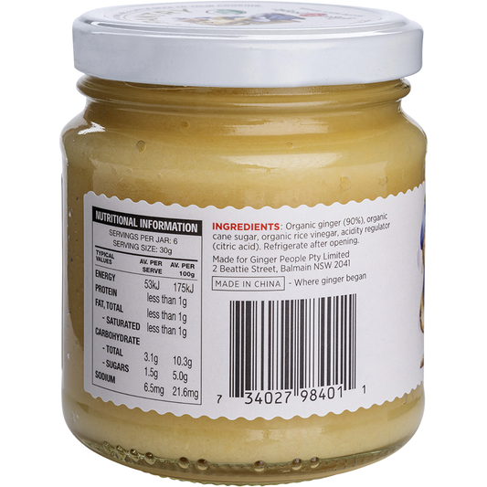 The Ginger People Minced Ginger Organic - Box of 12
