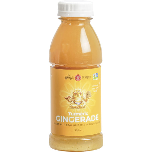 THE GINGER PEOPLE Turmeric Gingerade with Real Ginger & Turmeric Juice 1 x 360ml