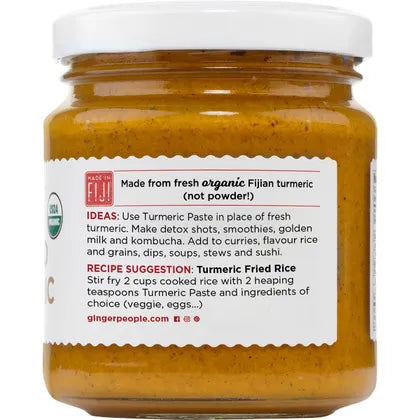 THE GINGER PEOPLE Turmeric Paste Organic 6 x 190g