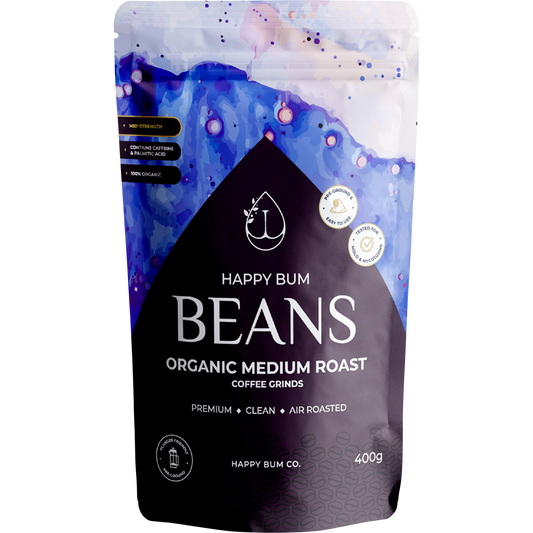 Happy Bum Ground Coffee Beans Medium Roast