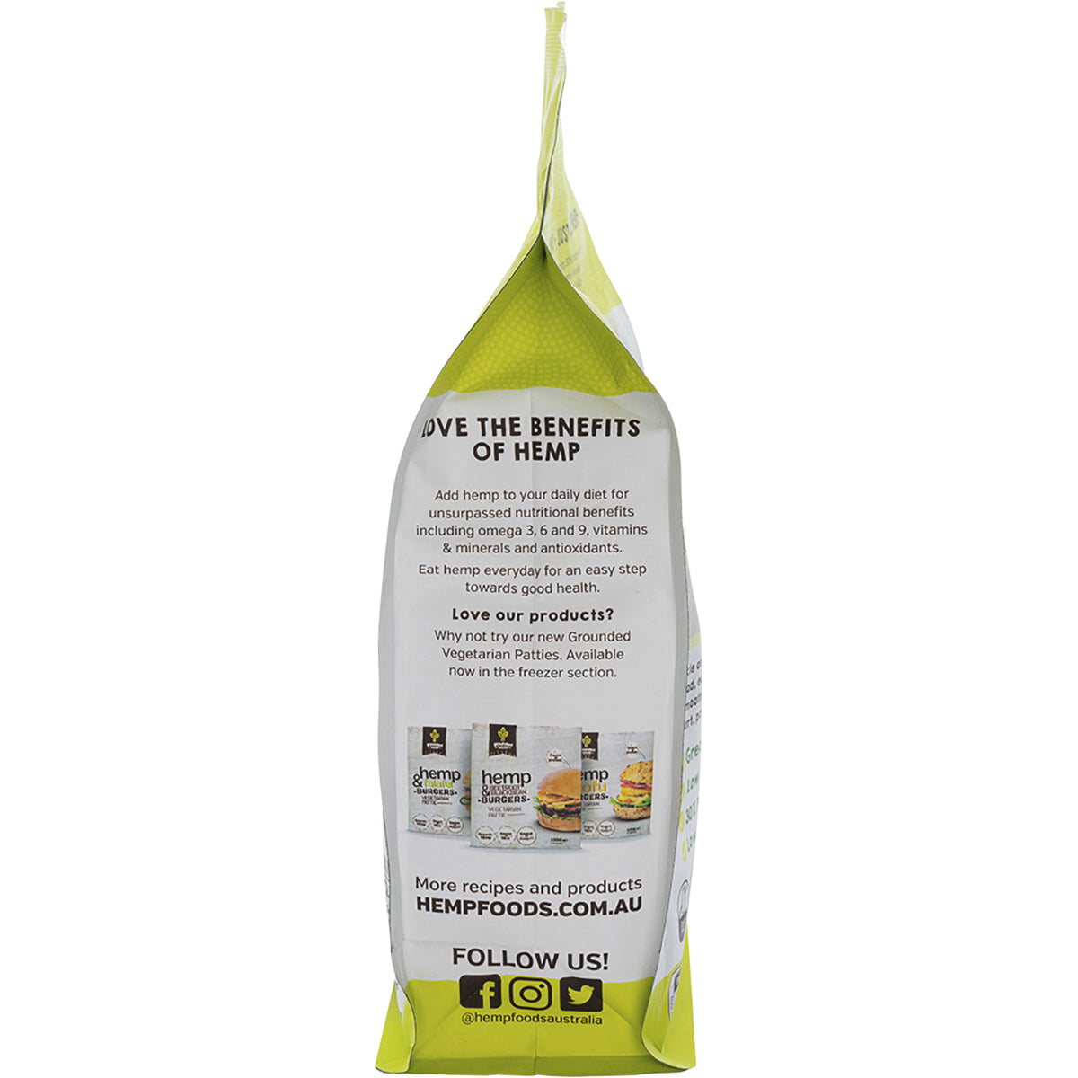 HEMP FOODS AUSTRALIA Organic Hemp Seeds Hulled 1 x 1kg