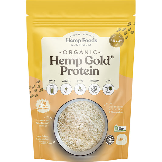 HEMP FOODS AUSTRALIA Organic Hemp Gold Protein 1 x 450g