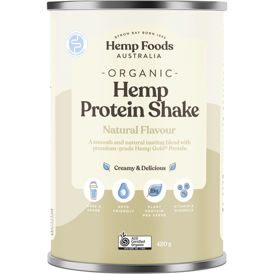 Hemp Foods Australia Organic Hemp Protein Shake Natural