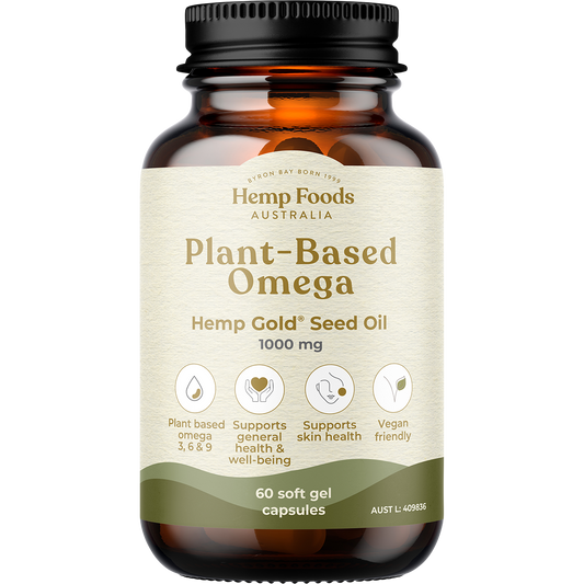 Hemp Foods Australia Plant-Based Omega with Hemp Gold Seed Oil
