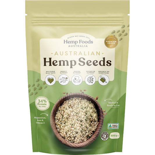 HEMP FOODS AUSTRALIA Australian Hemp Seeds Hulled 1 x 800g