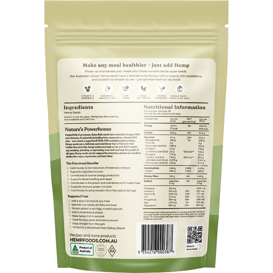Hemp Foods Australia Australian Hemp Seeds Hulled