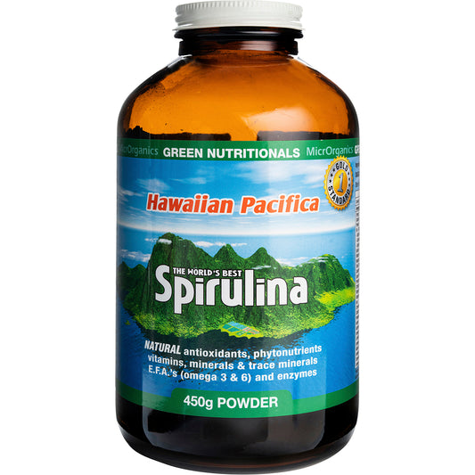 GREEN NUTRITIONALS Hawaiian Pacifica Spirulina Powder 1 x 450g