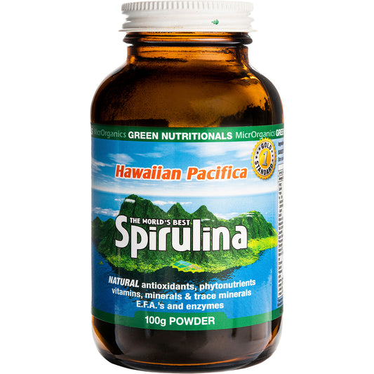GREEN NUTRITIONALS Hawaiian Pacifica Spirulina Powder 1 x 100g