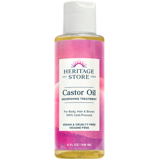 Heritage Store Castor Oil 100% Cold Pressed