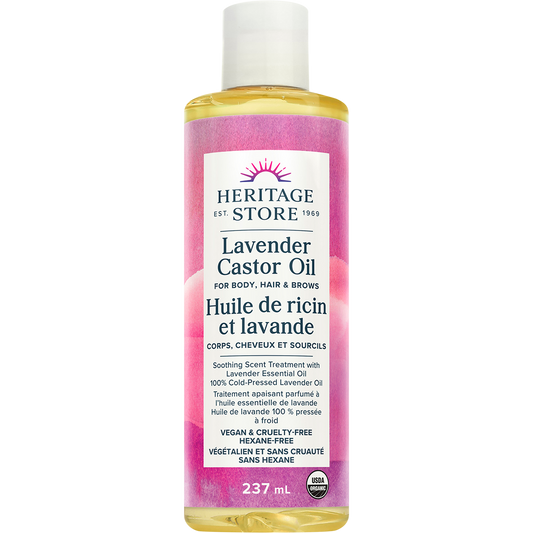 Heritage Store Lavender Castor Oil
