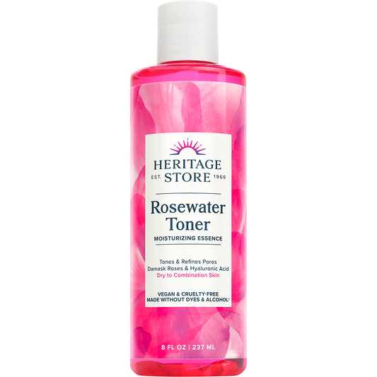 Heritage Store Rosewater Toner Dry to Combination Skin