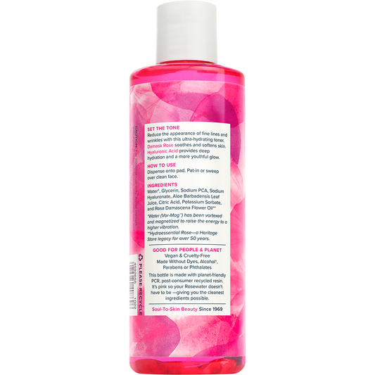 Heritage Store Rosewater Toner Dry to Combination Skin