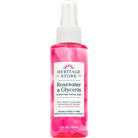 Heritage Store Rosewater & Glycerin Hydrating Facial Mist
