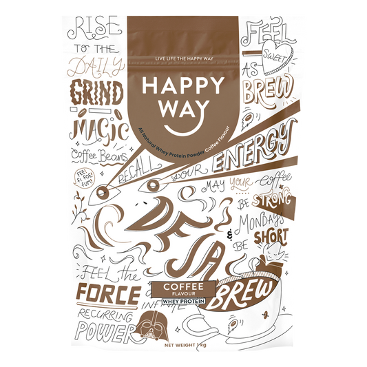 Happy Way Whey Protein Powder Coffee