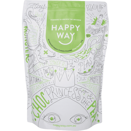 Happy Way Vegan Protein Powder Chocolate