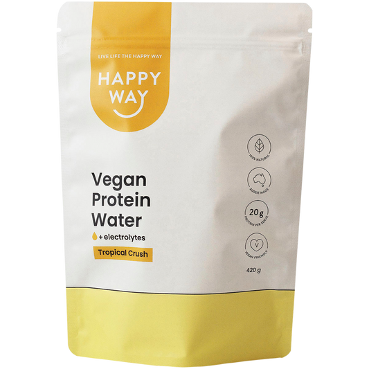 Happy Way Vegan Protein Water Tropical Crush