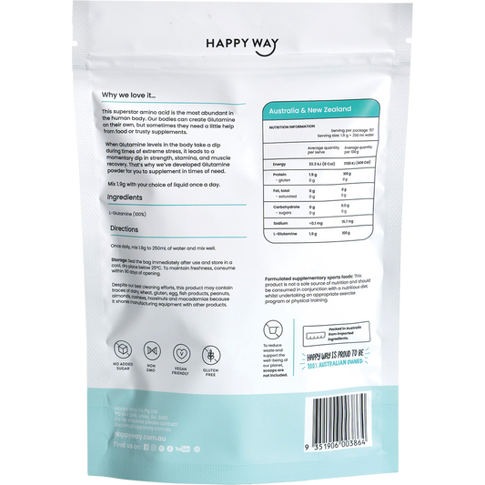 Happy Way Glutamine Powder L-Glutamine
