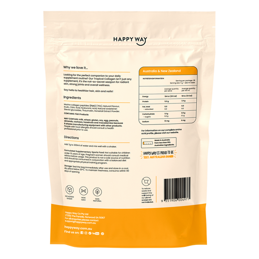 Happy Way Marine Collagen Powder Tropical