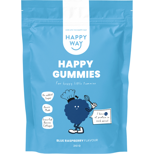 Happy Way Happy Gummies Blue Raspberry