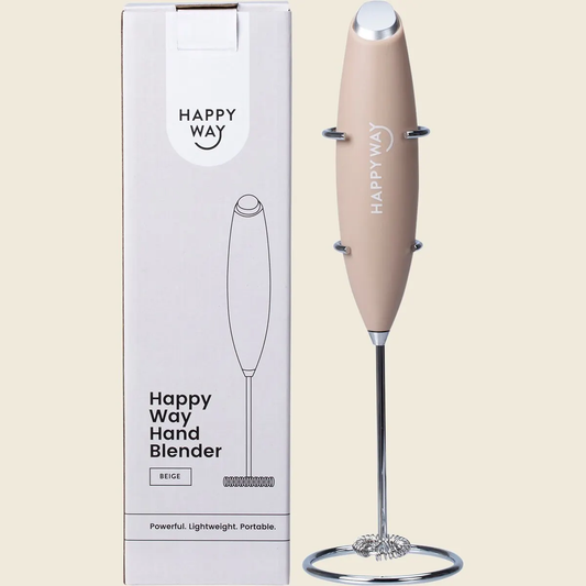 Happy Way Hand Blender Beige with Stand