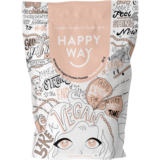 Happy Way Vegan Protein Powder Vanilla