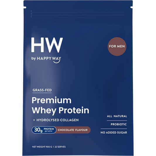 Happy Way Men's Premium Whey Protein Powder Chocolate