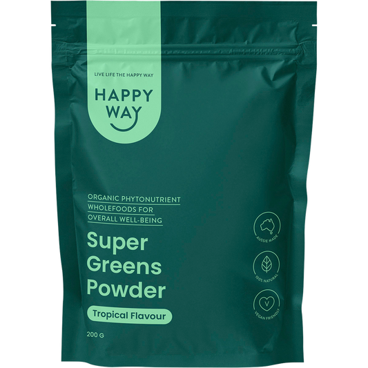 Happy Way Super Greens Powder Tropical