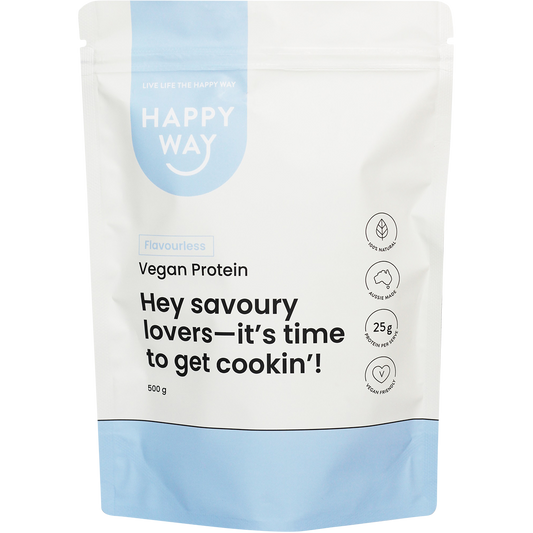 Happy Way Vegan Protein Powder Flavourless