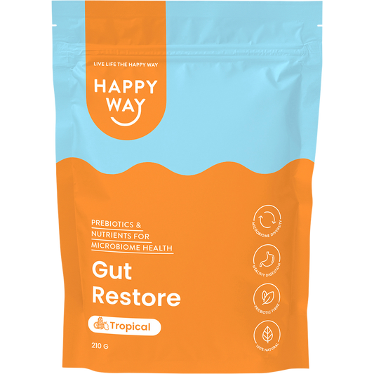 Happy Way Gut Restore Powder Tropical
