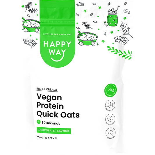 Happy Way Vegan Protein Quick Oats Chocolate