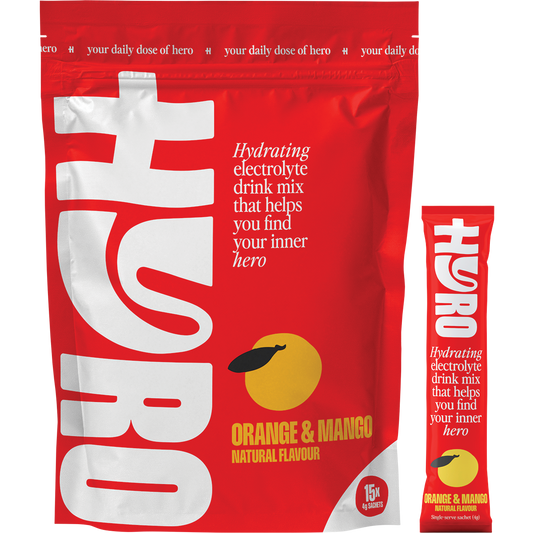 Hyro Electrolyte Sachets Orange Mango Hasta