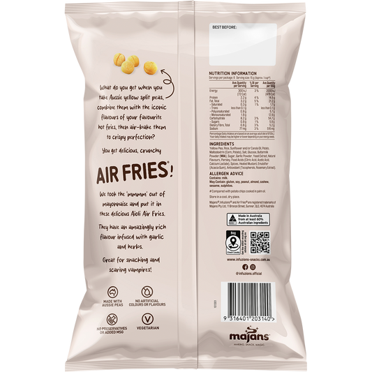 Infuzions Air Fries Aioli - Box of 10