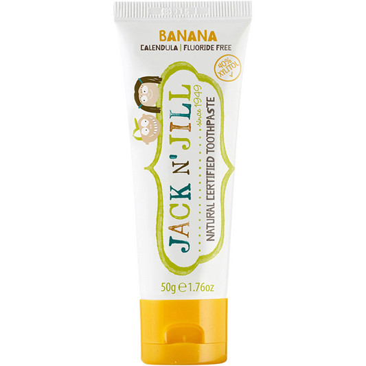Jack N' Jill Toothpaste Children Banana Fluoride Free - Box of 6