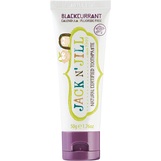 Jack N' Jill Toothpaste Children Blackcurrant Fluoride Free - Box of 6