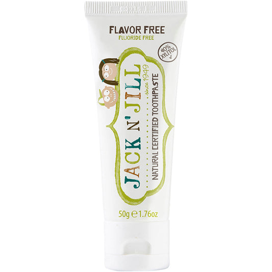 JACK N' JILL Toothpaste Children Flavour & Fluoride Free 6 x 50g