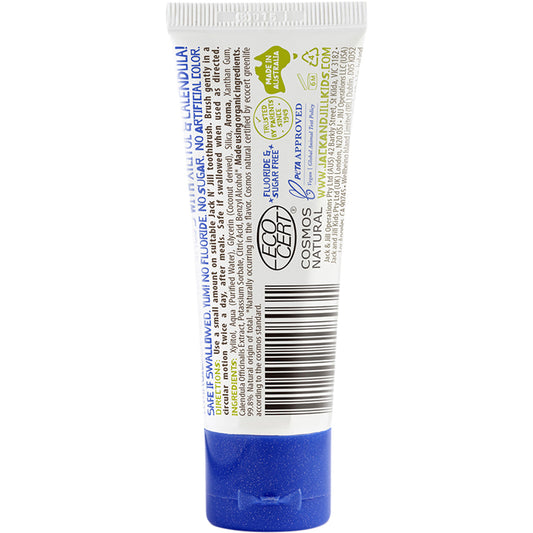 JACK N' JILL Toothpaste Children Bubblegum Fluoride Free 6 x 50g