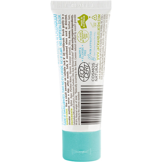 JACK N' JILL Toothpaste Children Milkshake Fluoride Free 6 x 50g