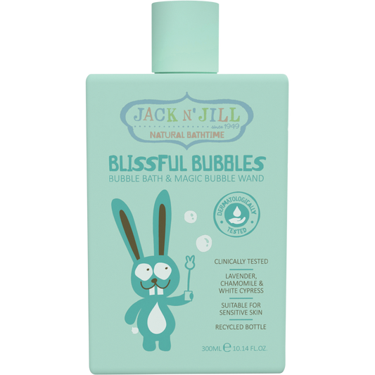 Jack N' Jill Blissful Bubbles Bubble Bath & Magic Bubble Wand - Box of 3