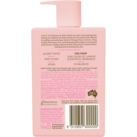 Jack N' Jill Shampoo & Body Wash Uplifting & Botanical Blend - Box of 3
