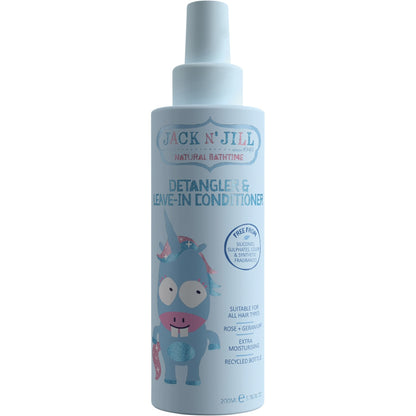 JACK N' JILL Detangler & Leave-in Conditioner Rose & Geranium 6 x 200ml